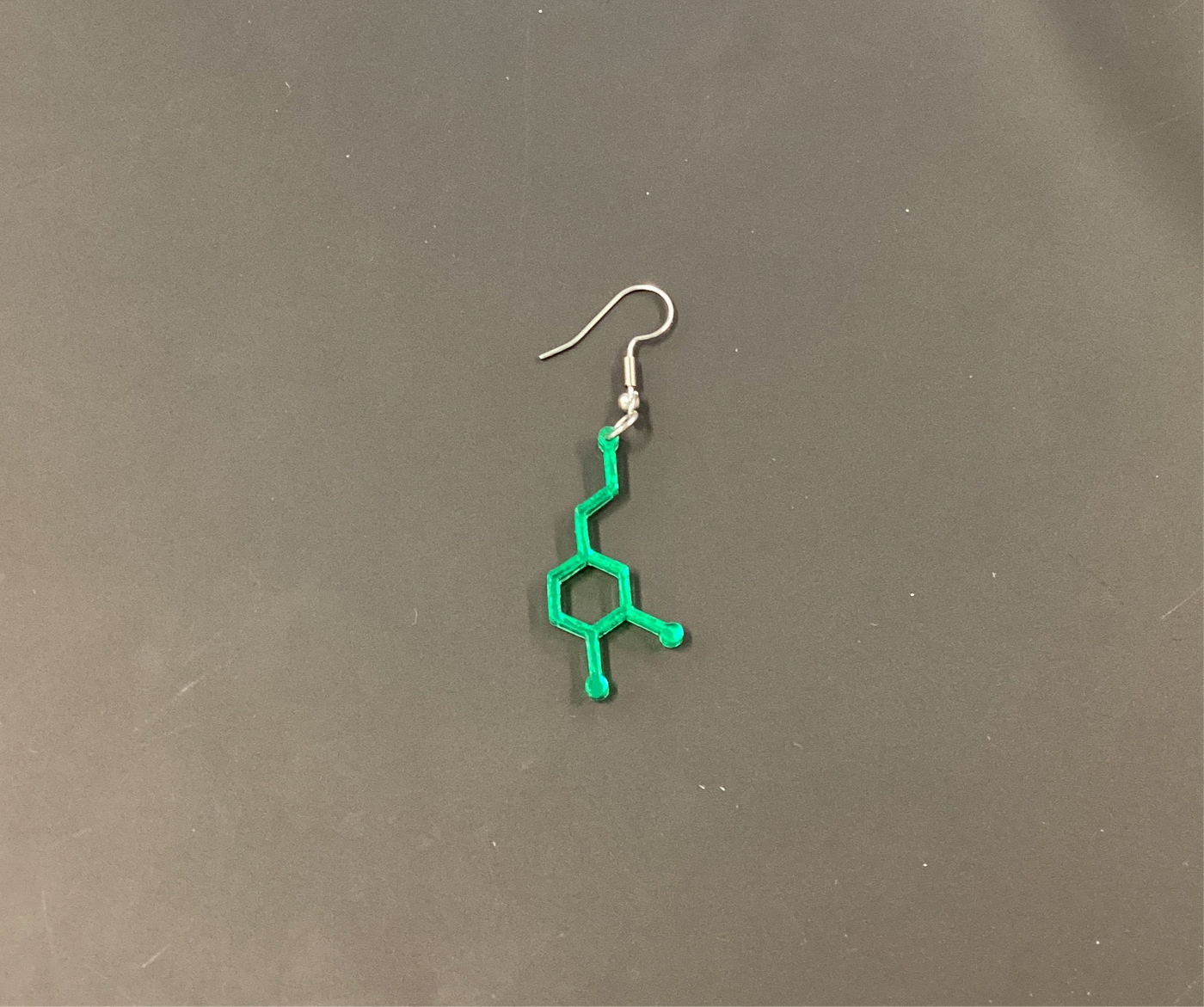 Dopamine Neurotransmitter - Acrylic Dangle Earrings