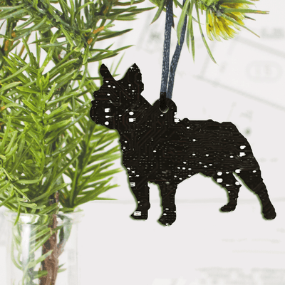 Circuit Board French Bulldog Ornament