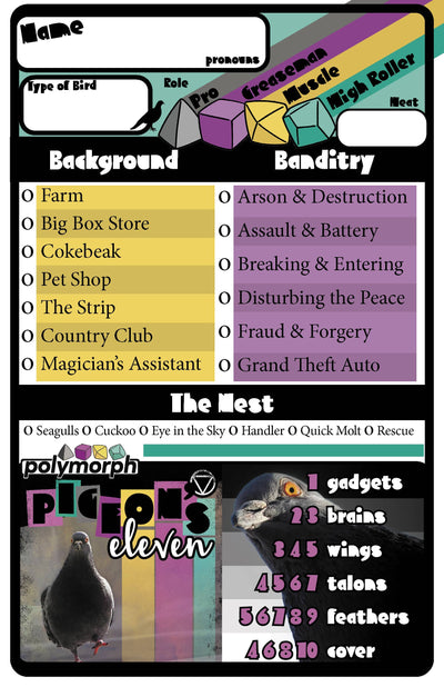 Pigeon's Eleven Roleplaying Game