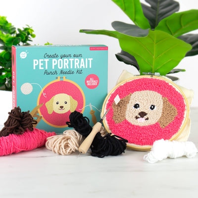 Dog Portrait - DIY Punch Needle