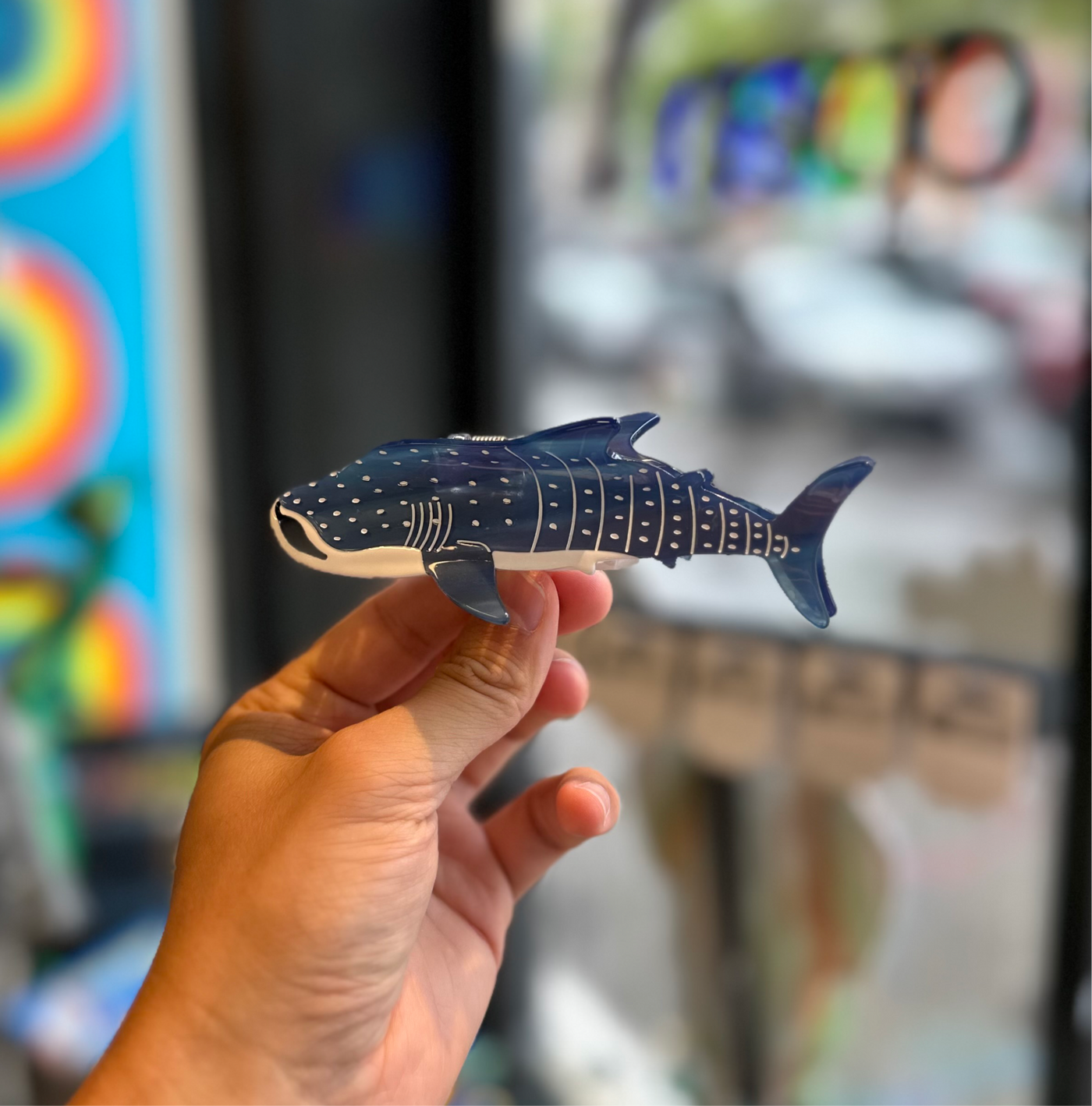 Whale Shark Hair Claw Clip