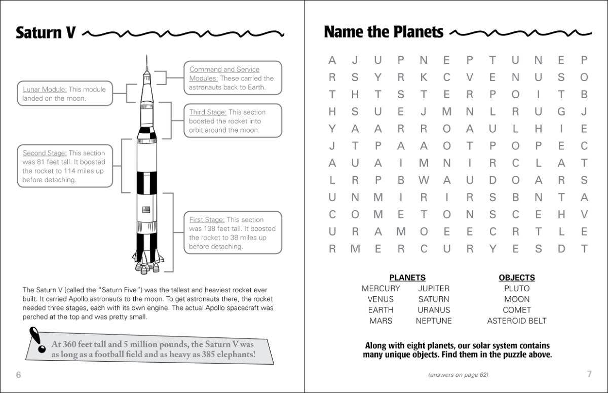 Outer Space Activity Book