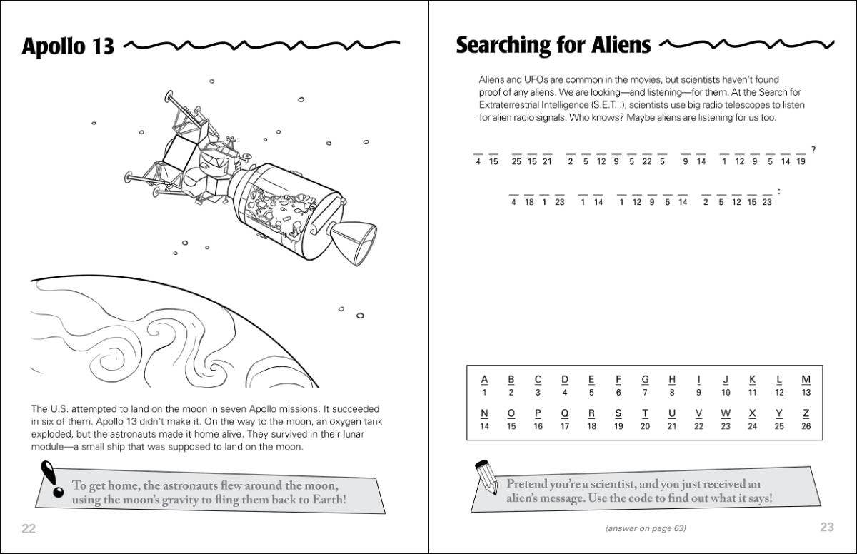 Outer Space Activity Book