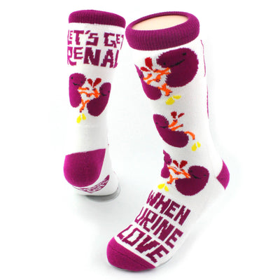 When Urine Love Kidney Socks - unisex