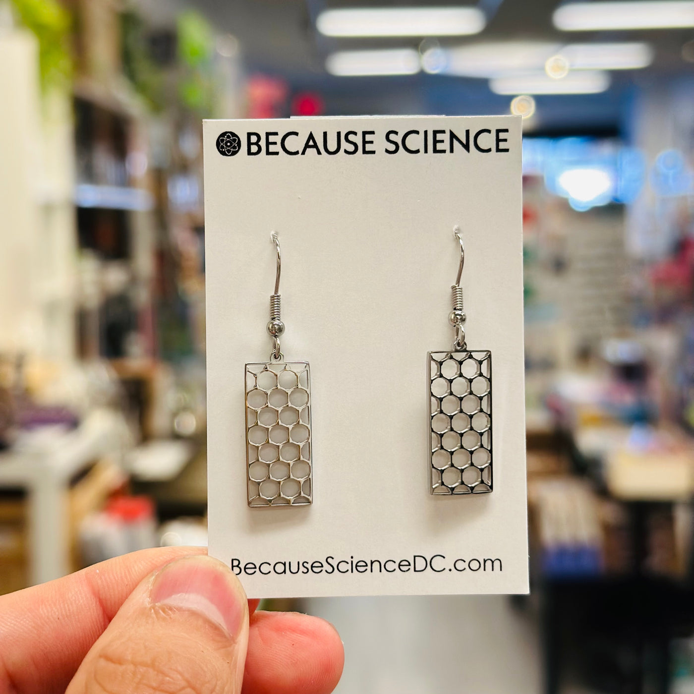 Graphene Dangle Earrings