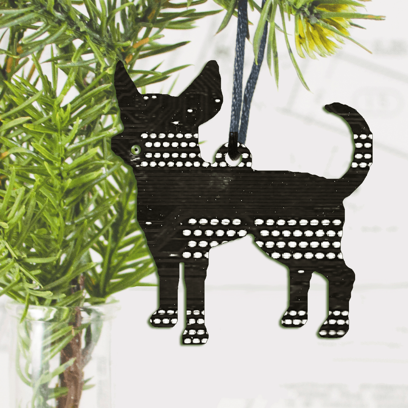 Circuit Board Chihuahua Ornament