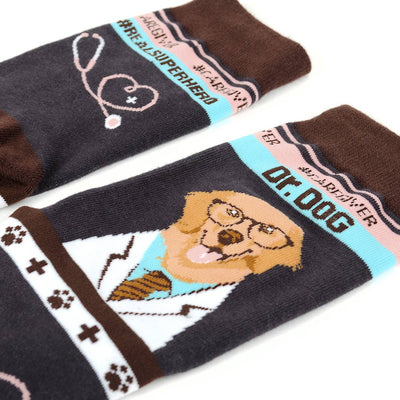 Unisex Dr. Dog Socks: S/M