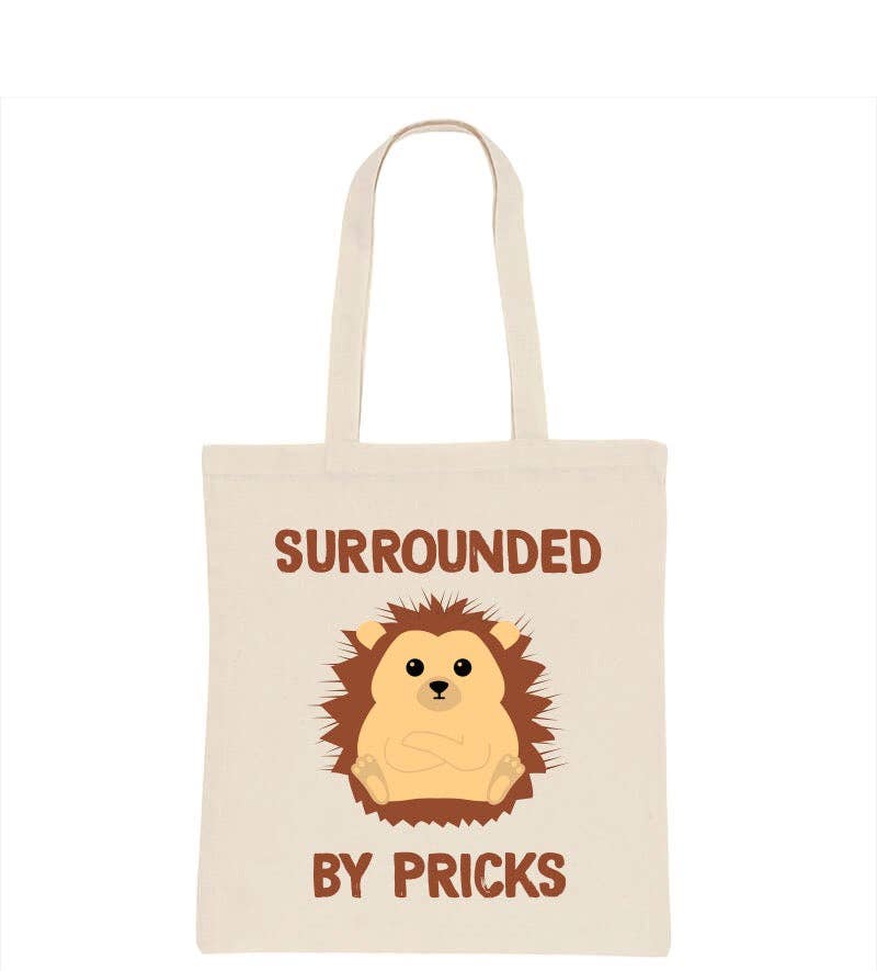 Surrounded By Pricks Tote Bag