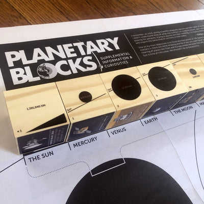Planetary Blocks for Planetary Society: 1 Set of Planetary Blocks