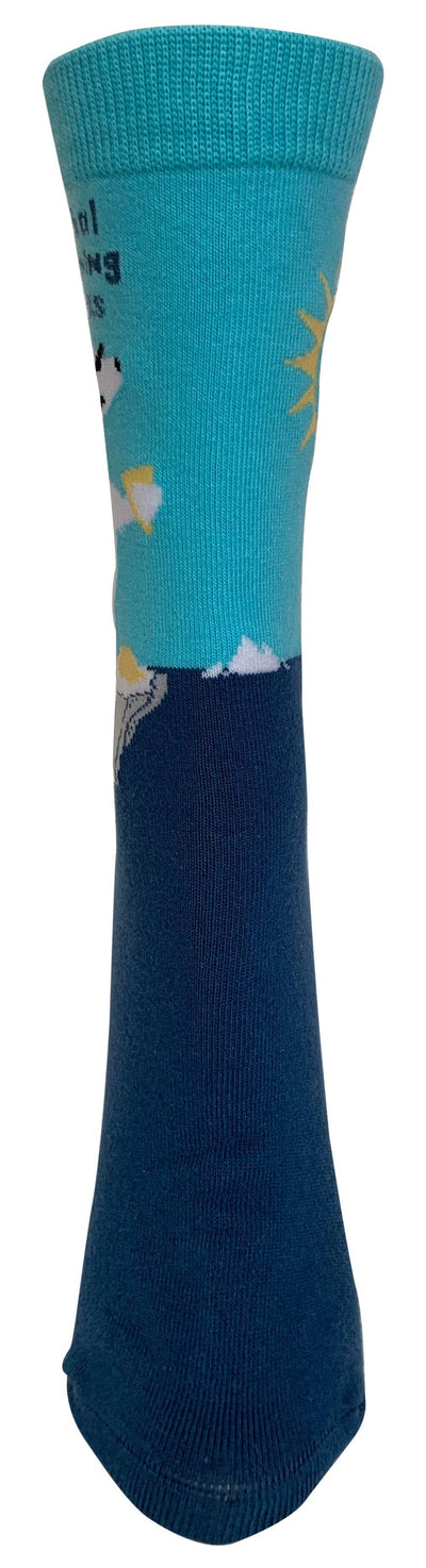 Women's "Global Warming Sucks" Socks