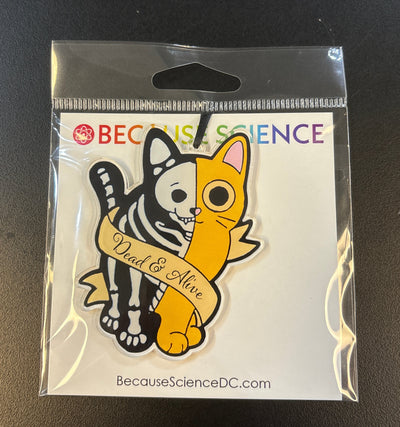 Dead & Alive Cat - Acrylic Ornament