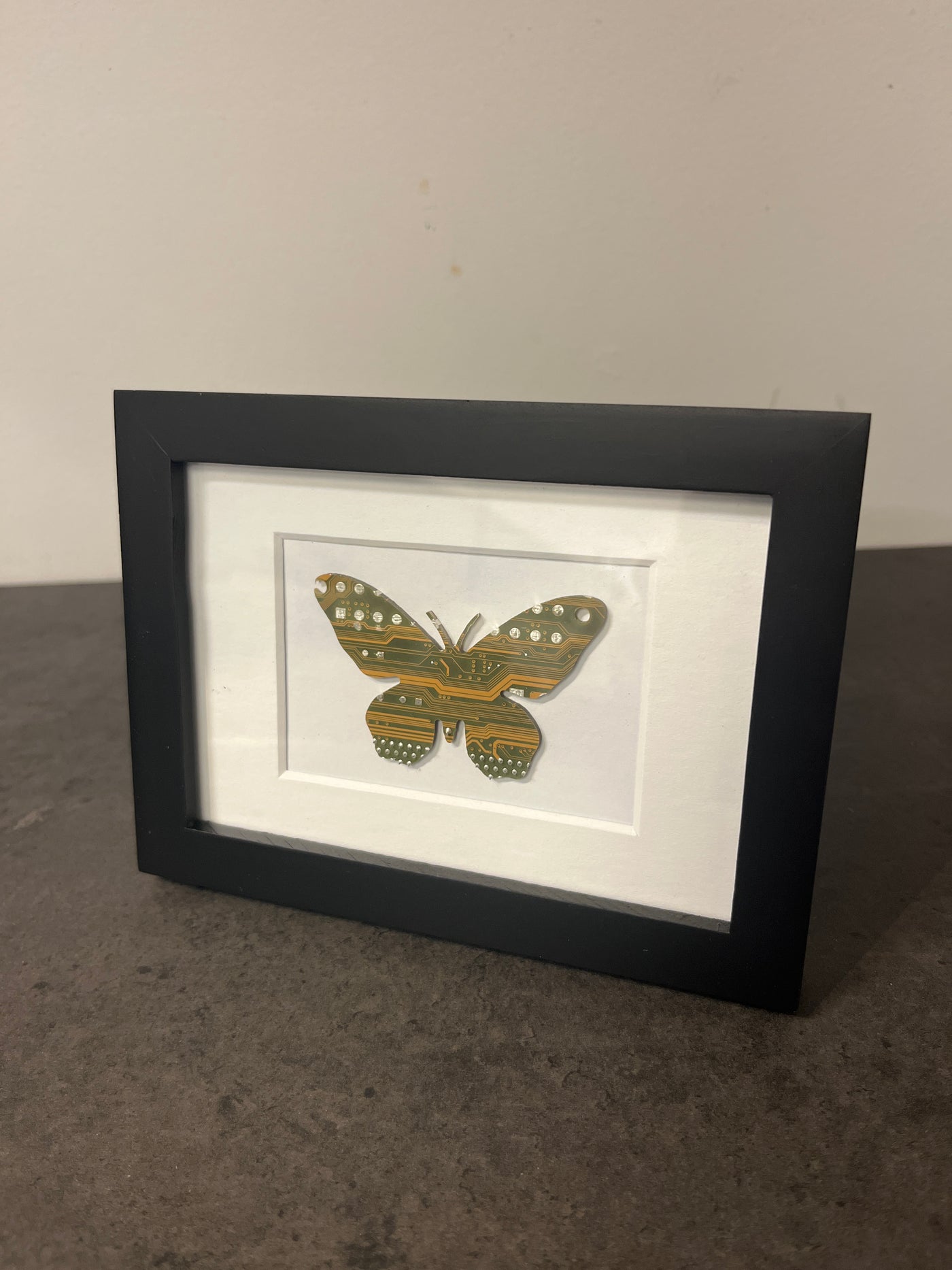 Butterfly Circuit Board Art - Mini