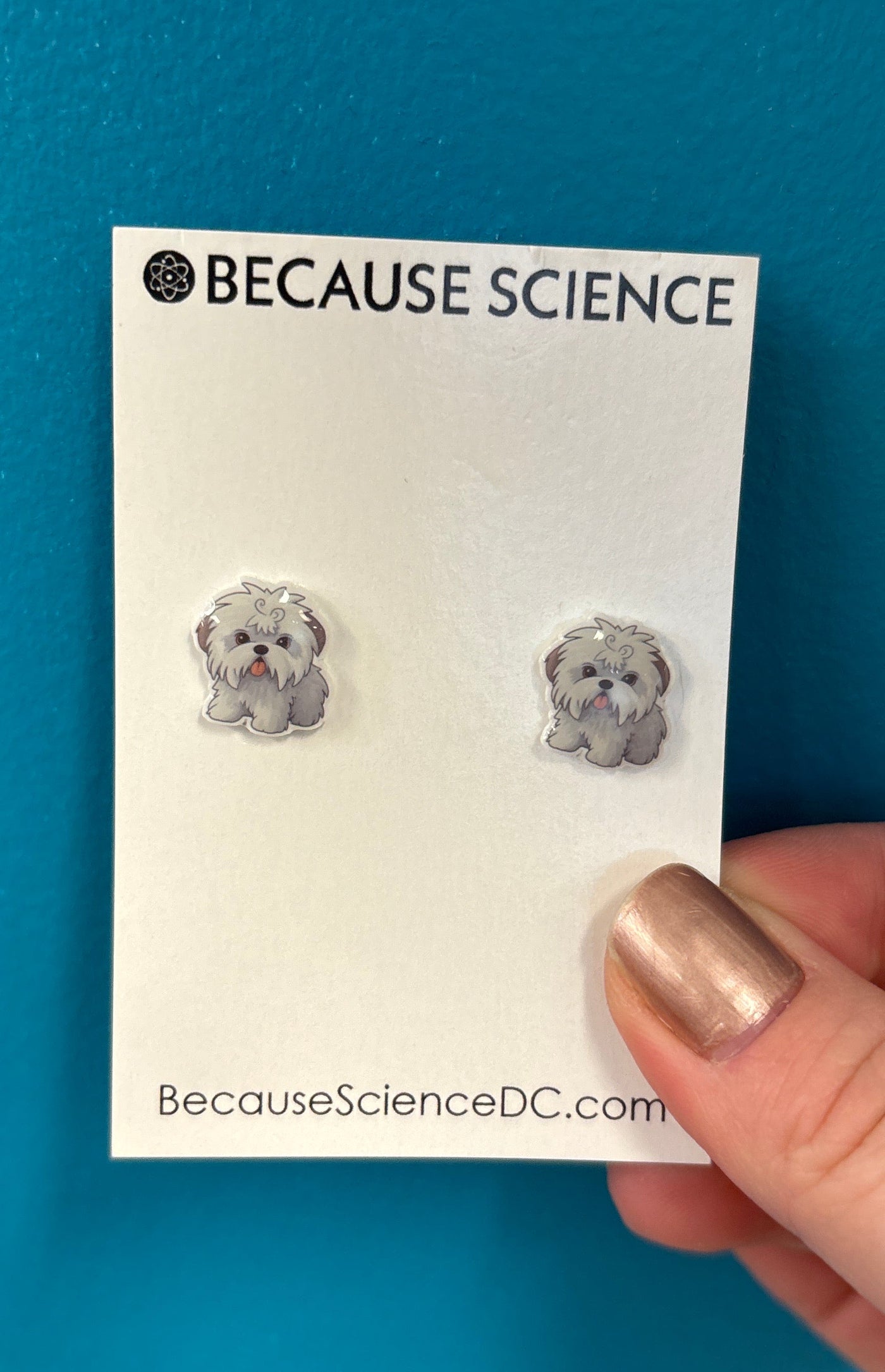 Dog - Acrylic Post Earrings