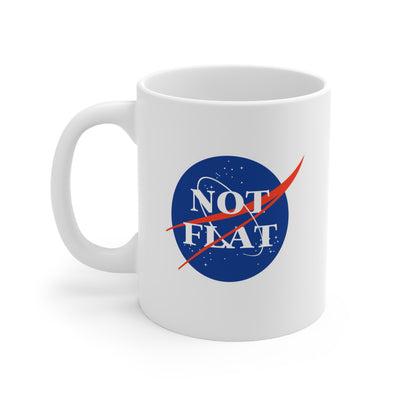 Not Flat - Ceramic Mug 11oz
