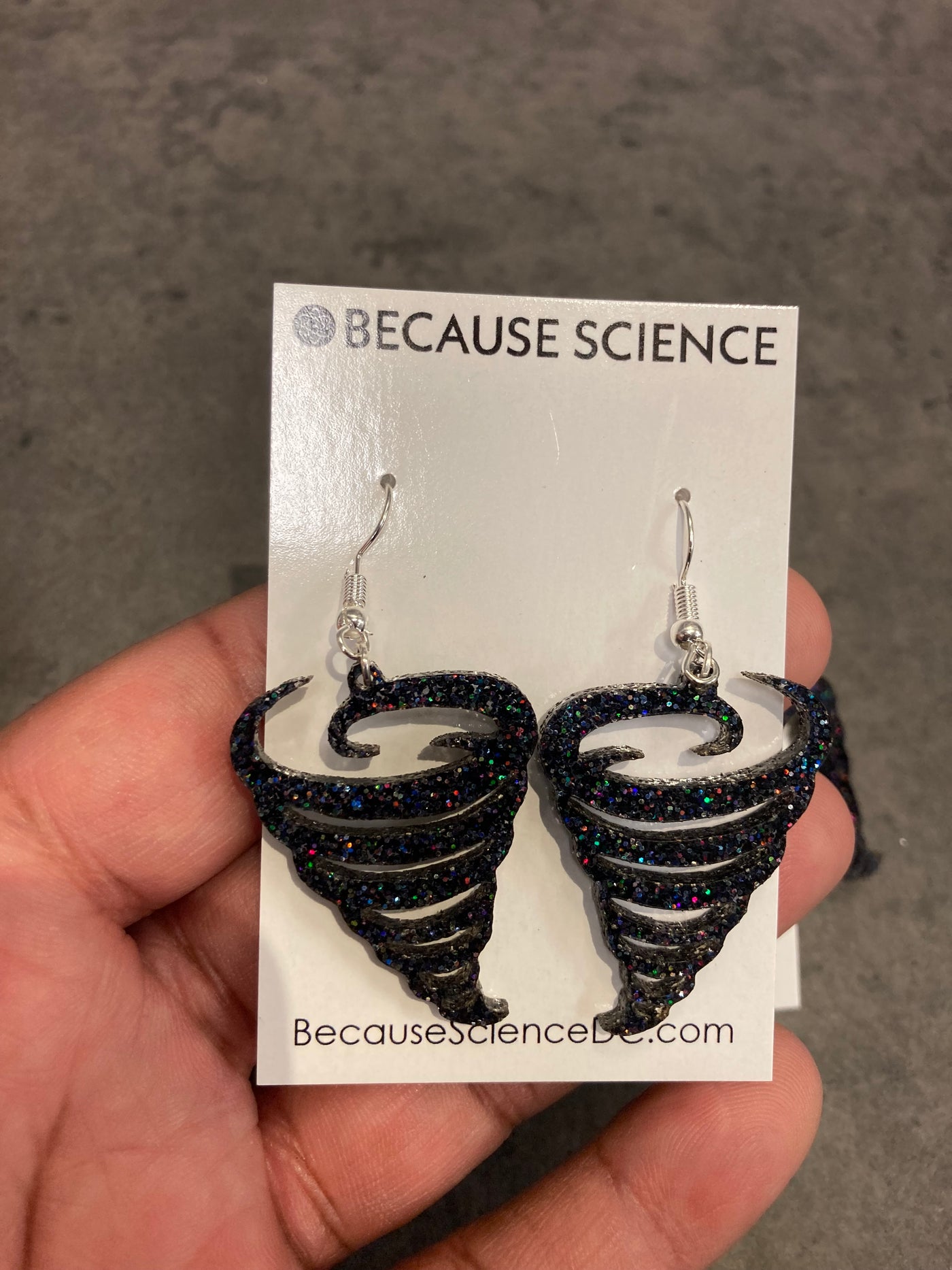 Tornado Acrylic Earrings