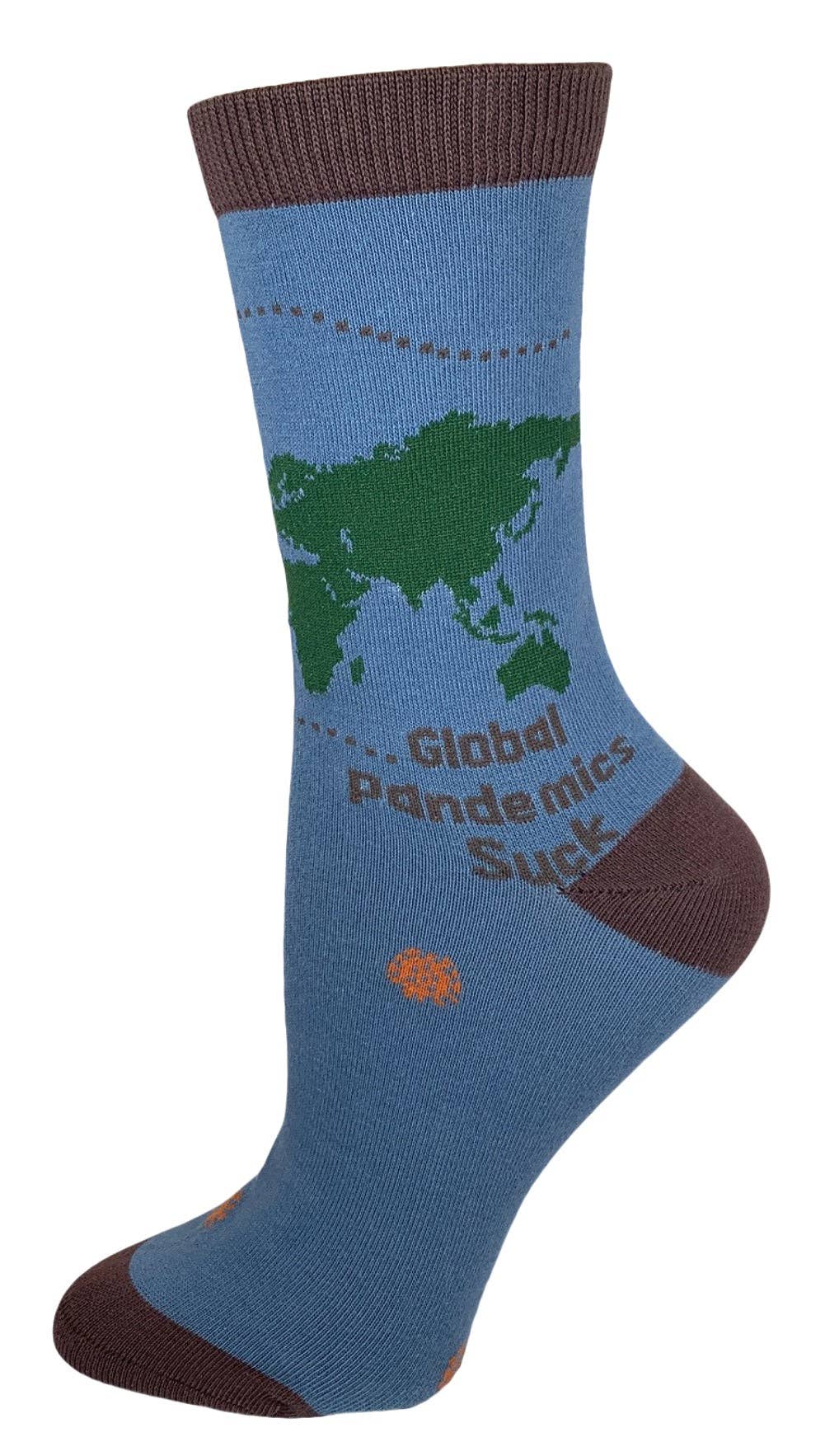 Women's "Global Pandemics Suck" Socks