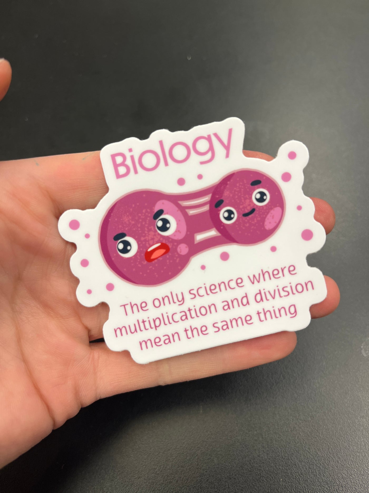 Biology (multiplication & division) - Vinyl Sticker