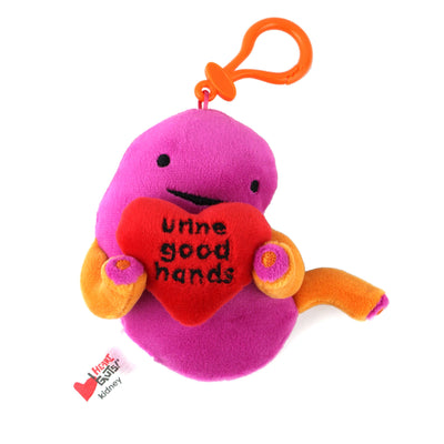 Kidney Bag Charm - 4.5" Plush Keychain