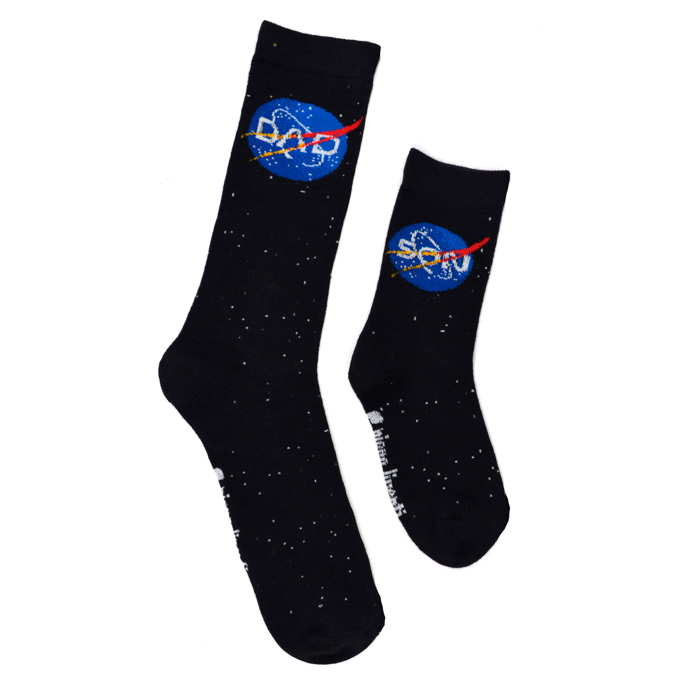 Daddy and Me Sidekicks: Dad/Son Space Nasa - Socks Set: L/Up to 4Y