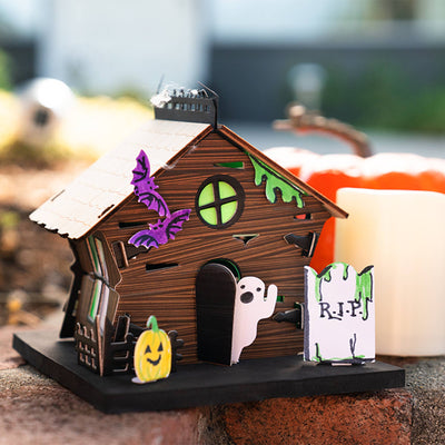 Light Up Haunted House Science Kit for Kids