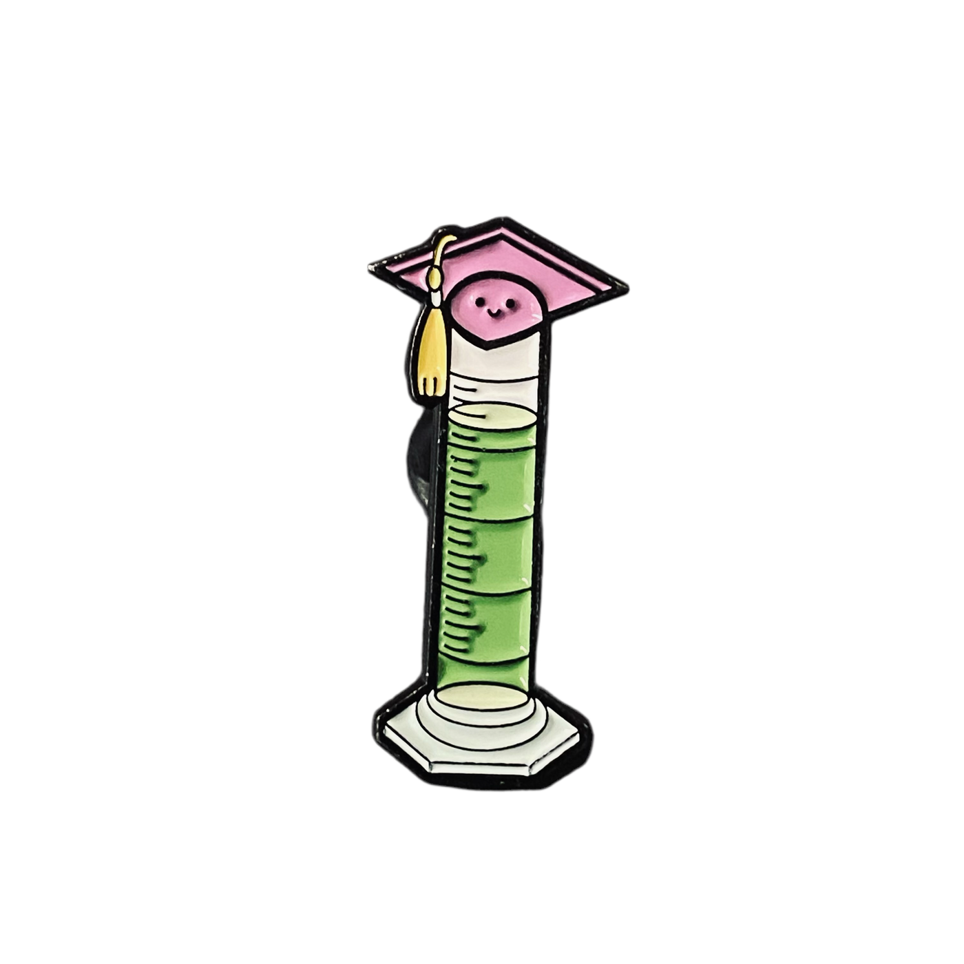 Graduated Cylinder Enamel Pin