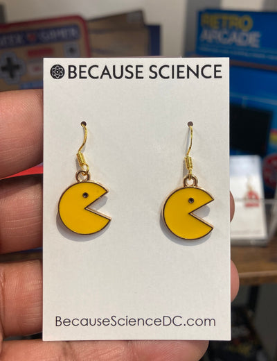 Pac-Man Earrings