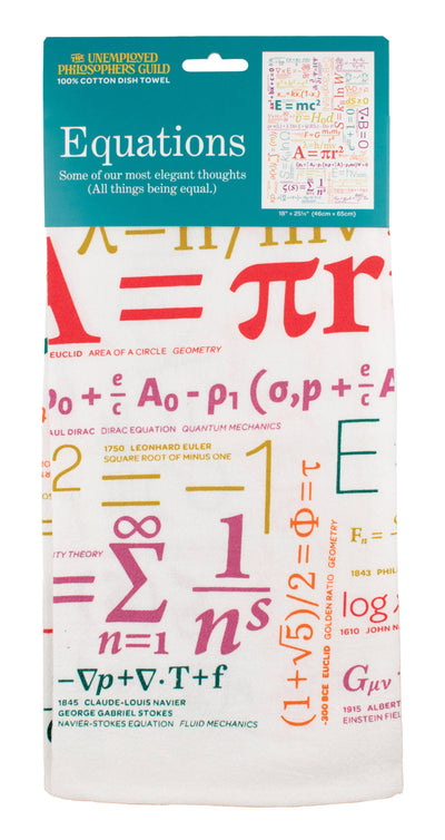 Equations - Tea Towel