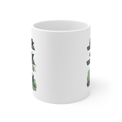Mischievous Cat - Ceramic Mug 11oz