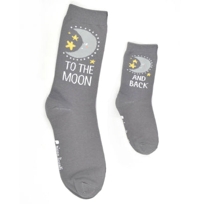 Mommy and Me Sidekicks: To the Moon & Back - Socks Set: M/Up to 4Y