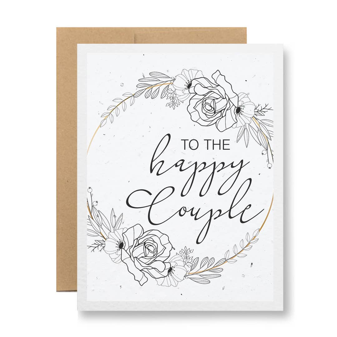 To the Happy Couple - Plantable Greeting Card