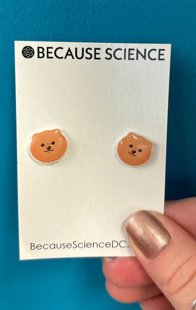 Dog Faces - Acrylic Post Earrings