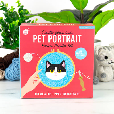 Cat Portait - DIY Punch Needle