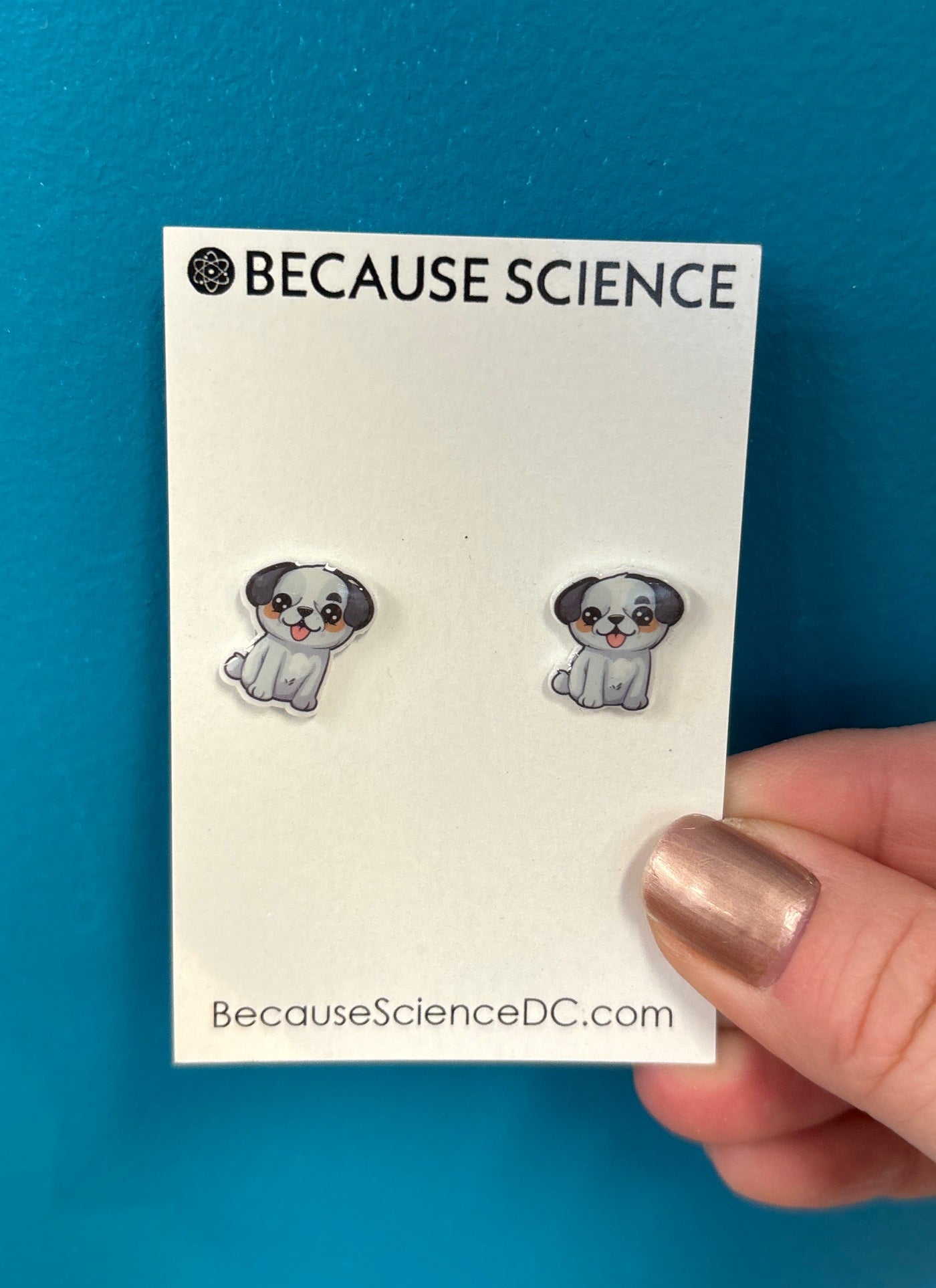 Dog - Acrylic Post Earrings