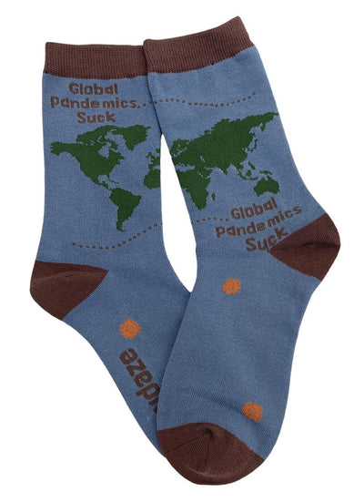 Women's "Global Pandemics Suck" Socks