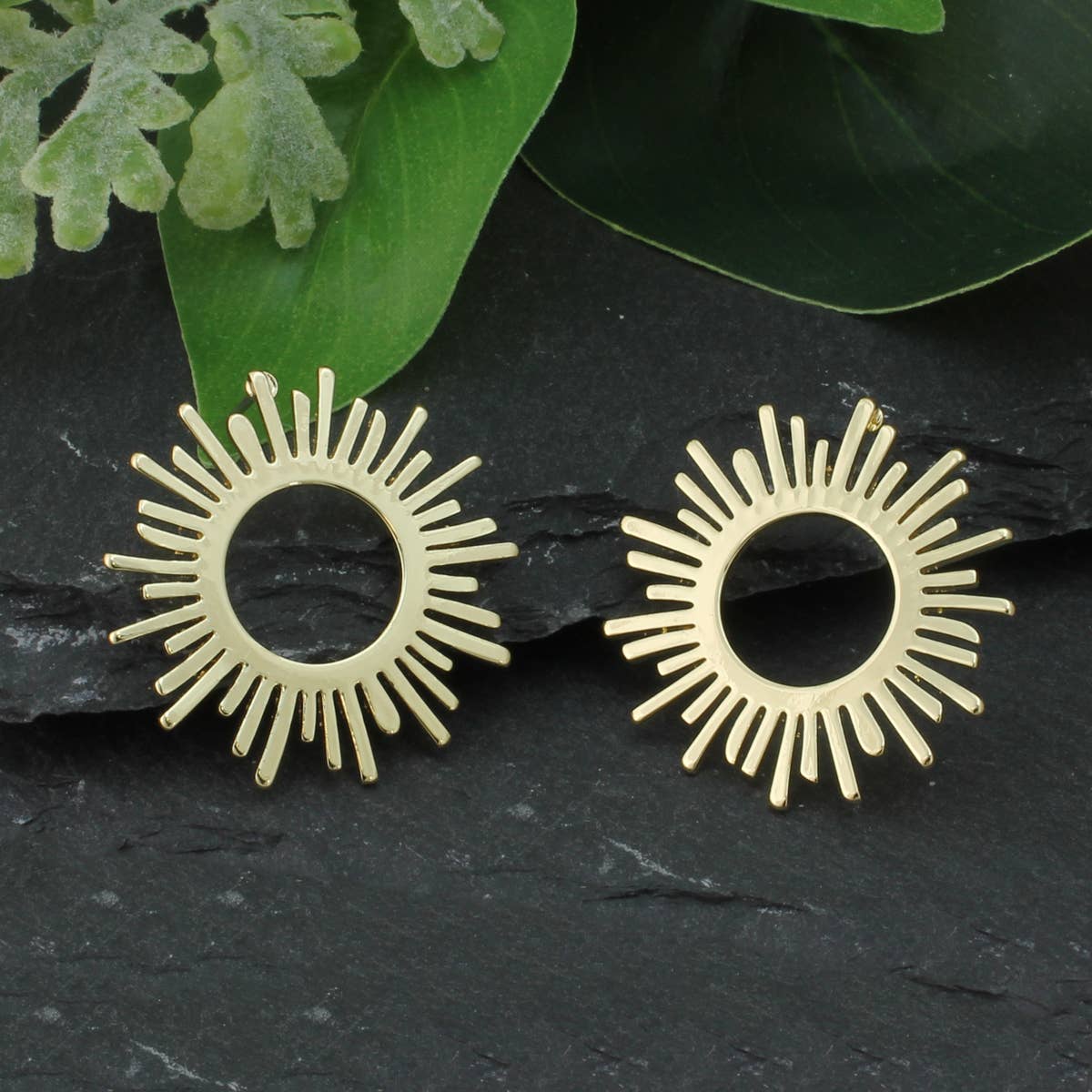 Sun Rays - Post Earrings