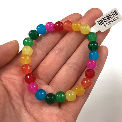 Rainbow Glass Bracelet