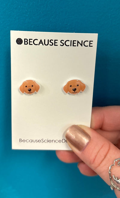 Dog Faces - Acrylic Post Earrings