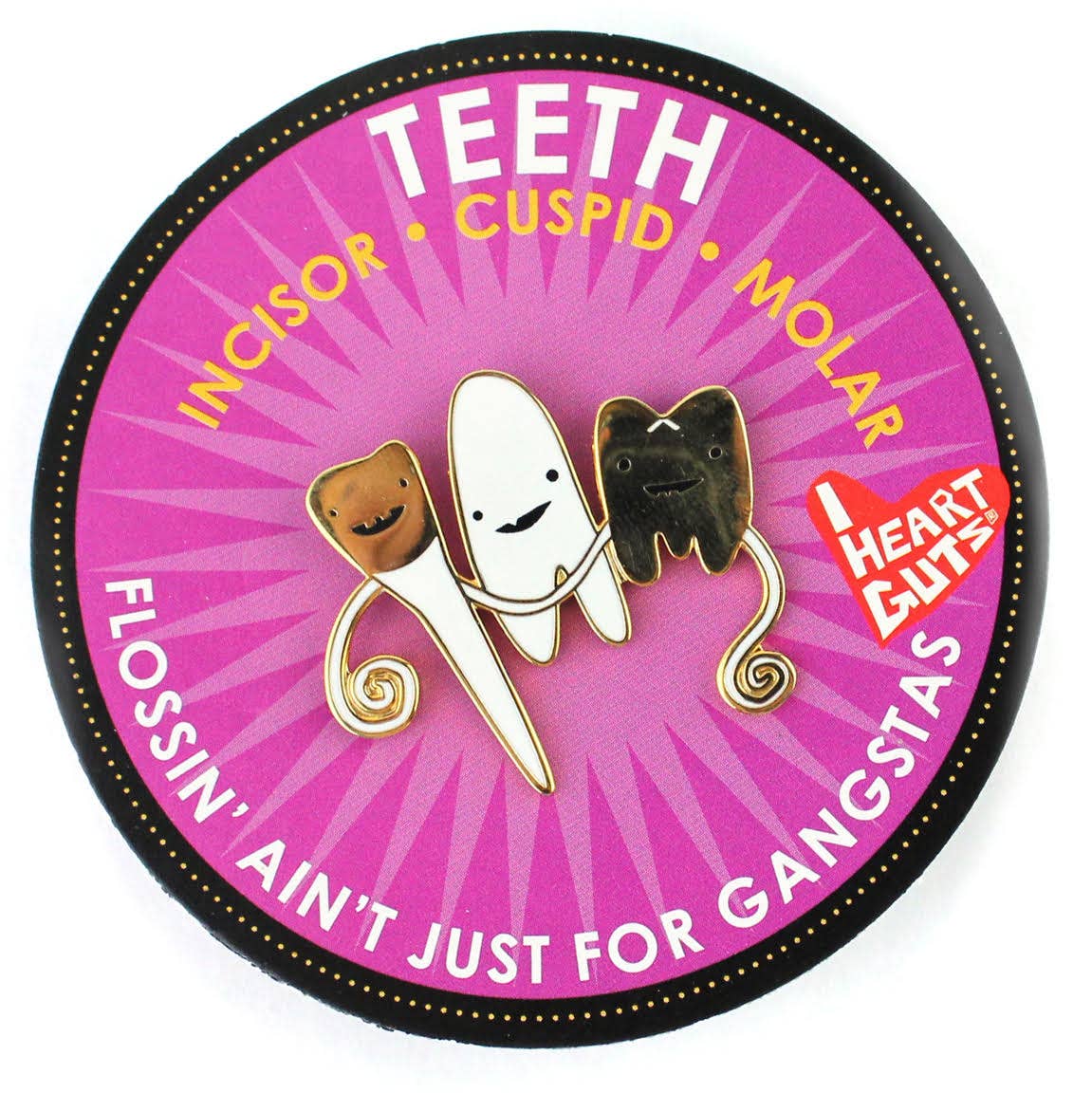 Teeth Enamel Pin