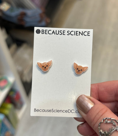 Dog Faces - Acrylic Post Earrings