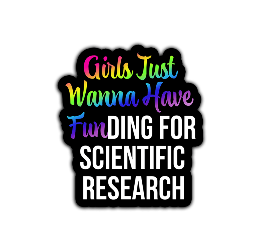 Girls Just Wanna Have funDING - Vinyl Sticker