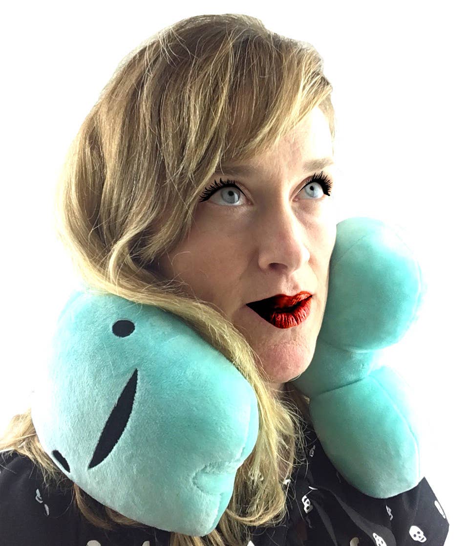 Penis Neck Pillow Plush with Foreskin Pocket