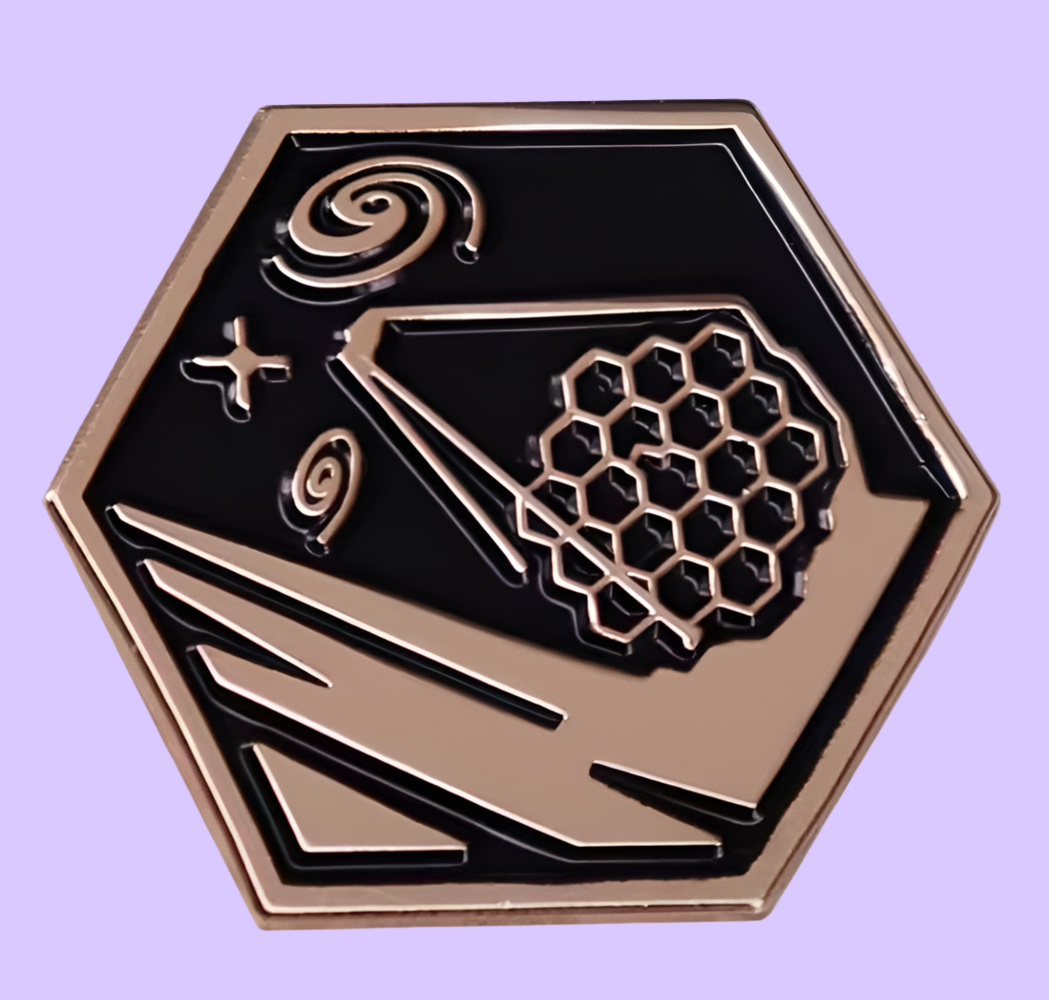 James Webb Telescope Enamel Pin