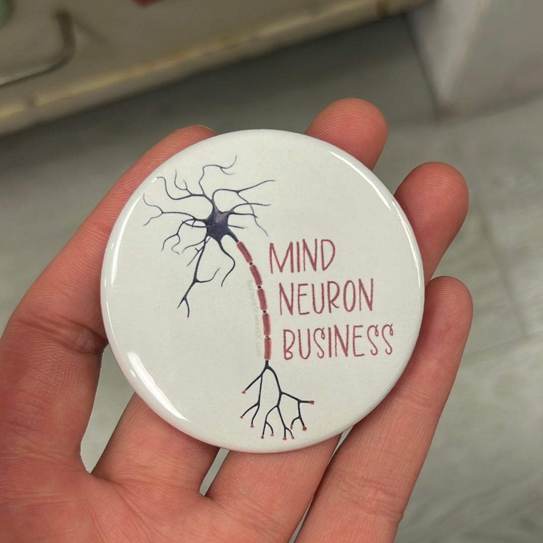 Mind Neuron Business - 2.25" Round Magnet