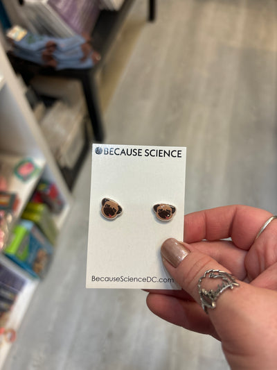 Dog Faces - Acrylic Post Earrings