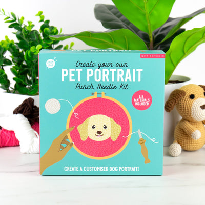 Dog Portrait - DIY Punch Needle