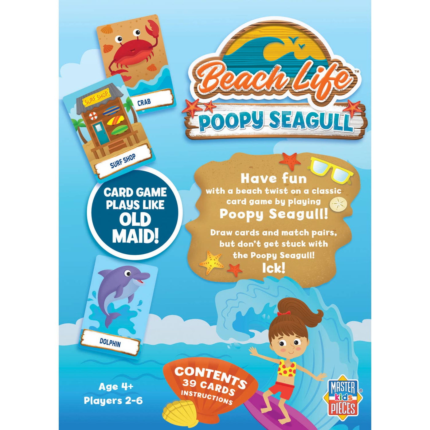 Beach Life - Poopy Seagull Card Game – Because Science