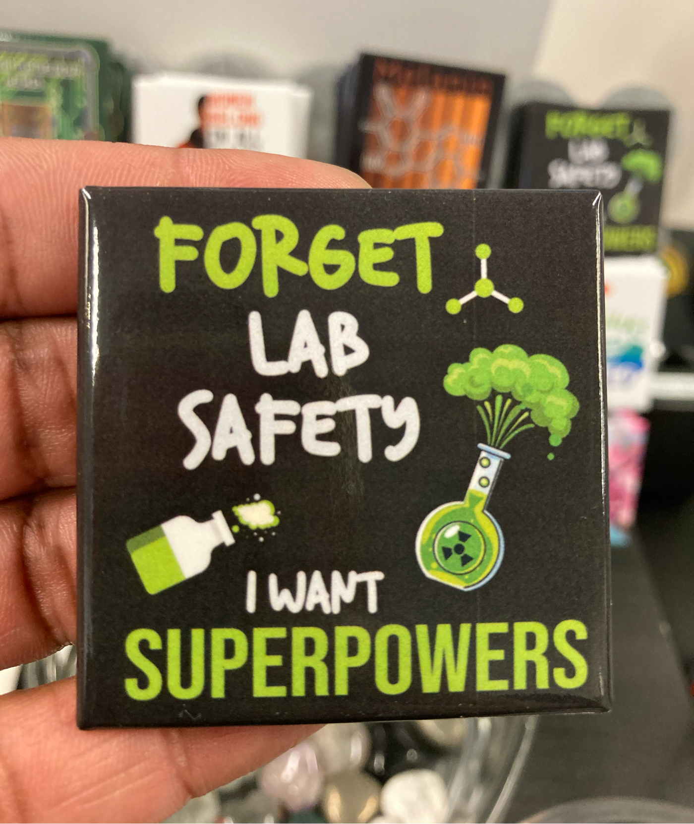 Forget Lab Safety - 2x2 Magnet