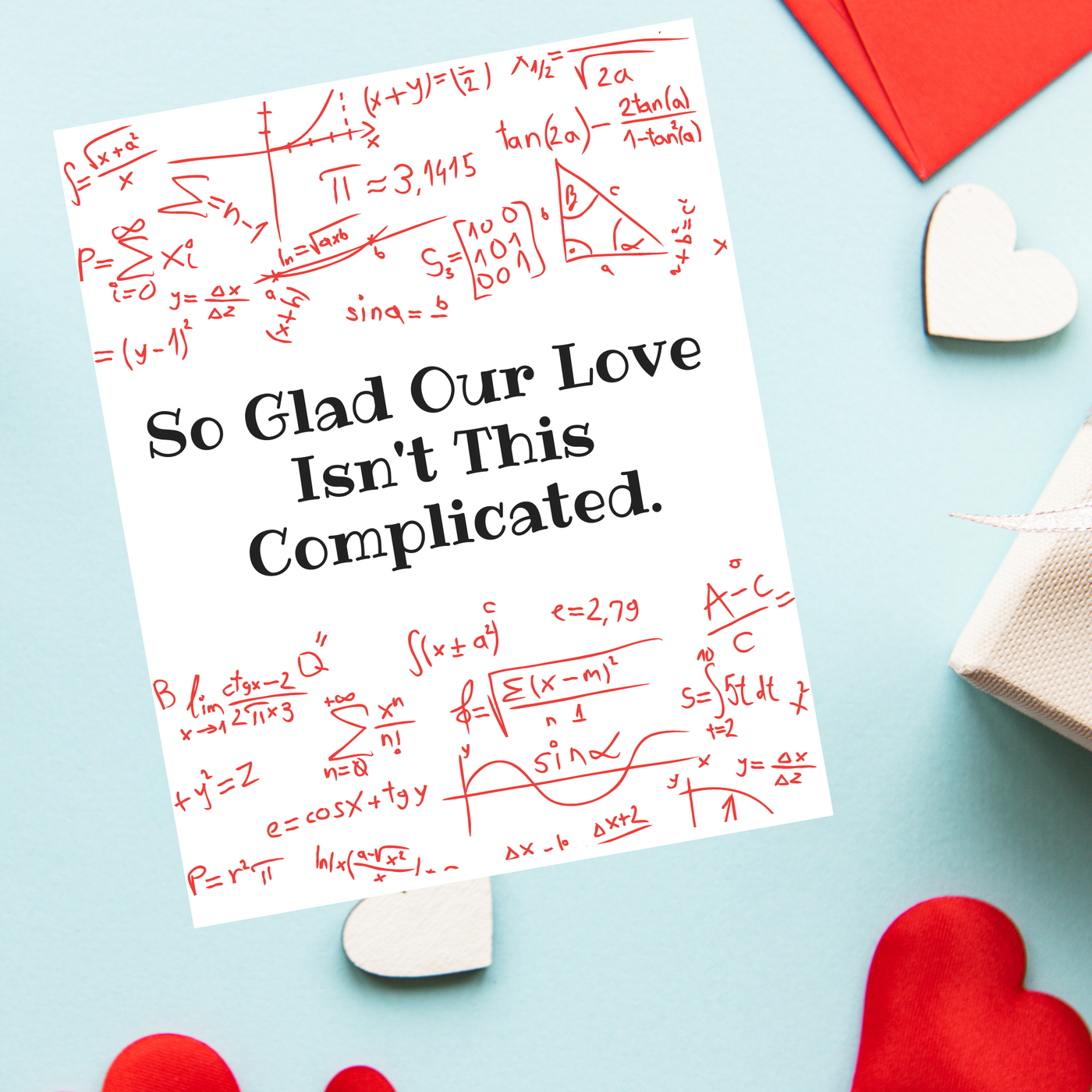 Uncomplicated Love - Valentine's Day Card