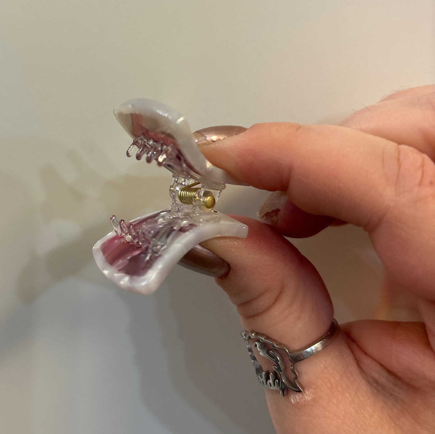 Mini Erlenmeyer Flask Hair Claw Clip