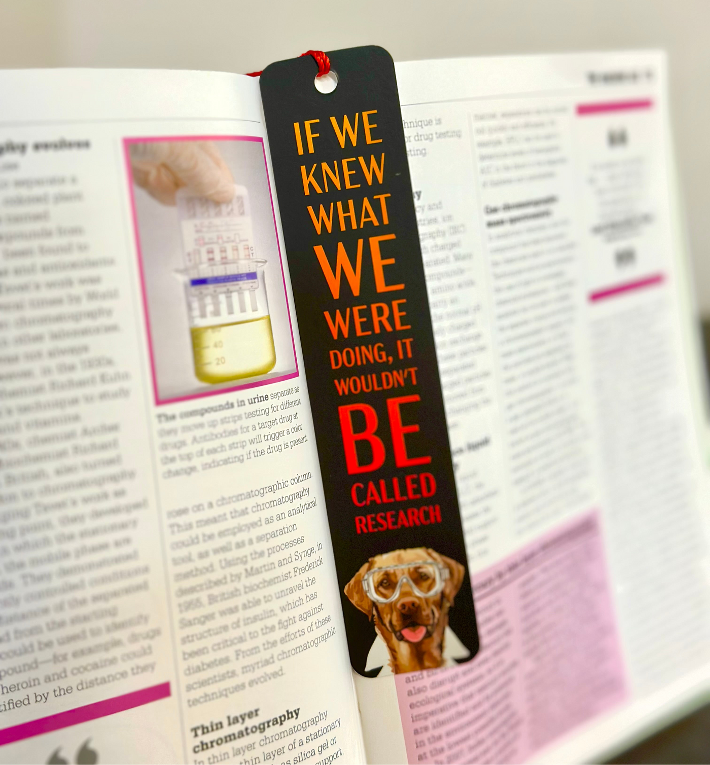 Research - Bookmark with Tassel